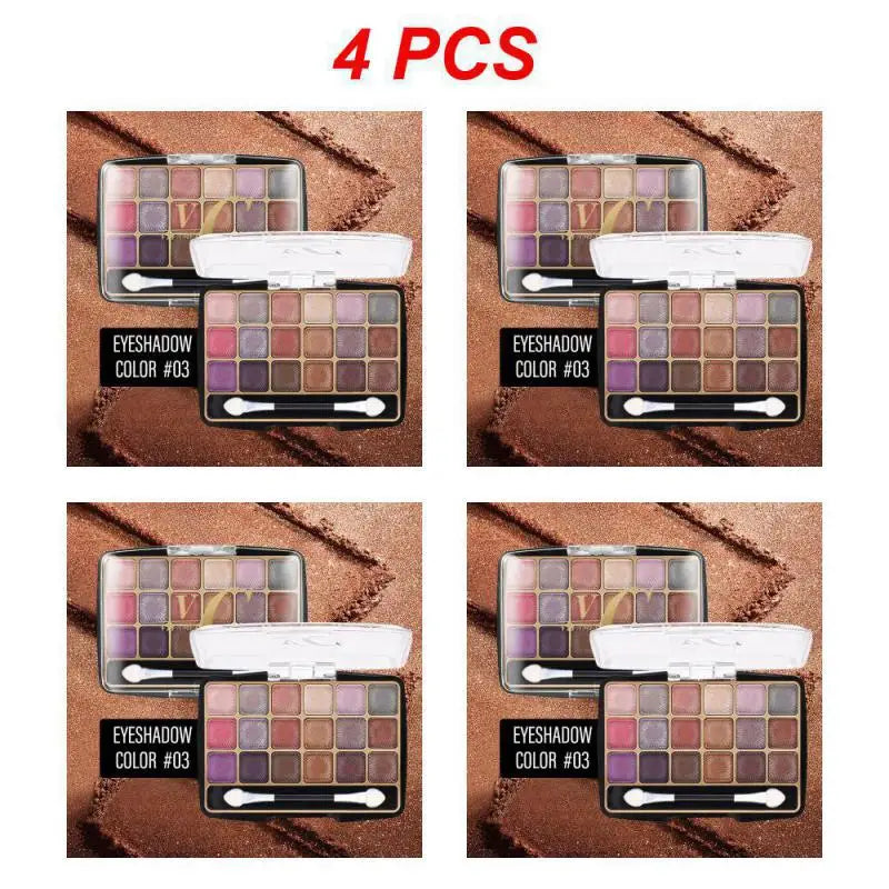 18 Color Eye Shadows Palette Glitter Pearlescent Matte Lasting Eye Makeup Waterproof and Sweat-proof Eye Shadows Sombras De Ojos