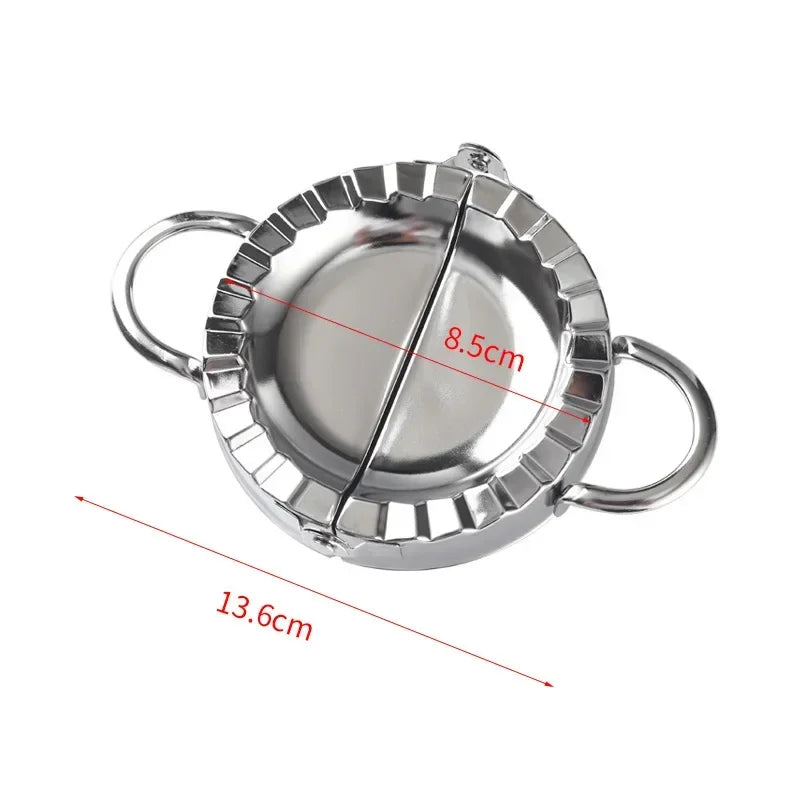 Stainless Steel Dumpling Maker Dumpling Skin Mold Ravioli Maker Press Pie Making Press Wrapper Pastry Maker Kitchen Accessories
