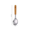 Stainless Steel Spatula Spoon Wood Handle Cooking Shovel Ladle Kitchen Utensils Baking Cooking Tools Kitchenware Cookware