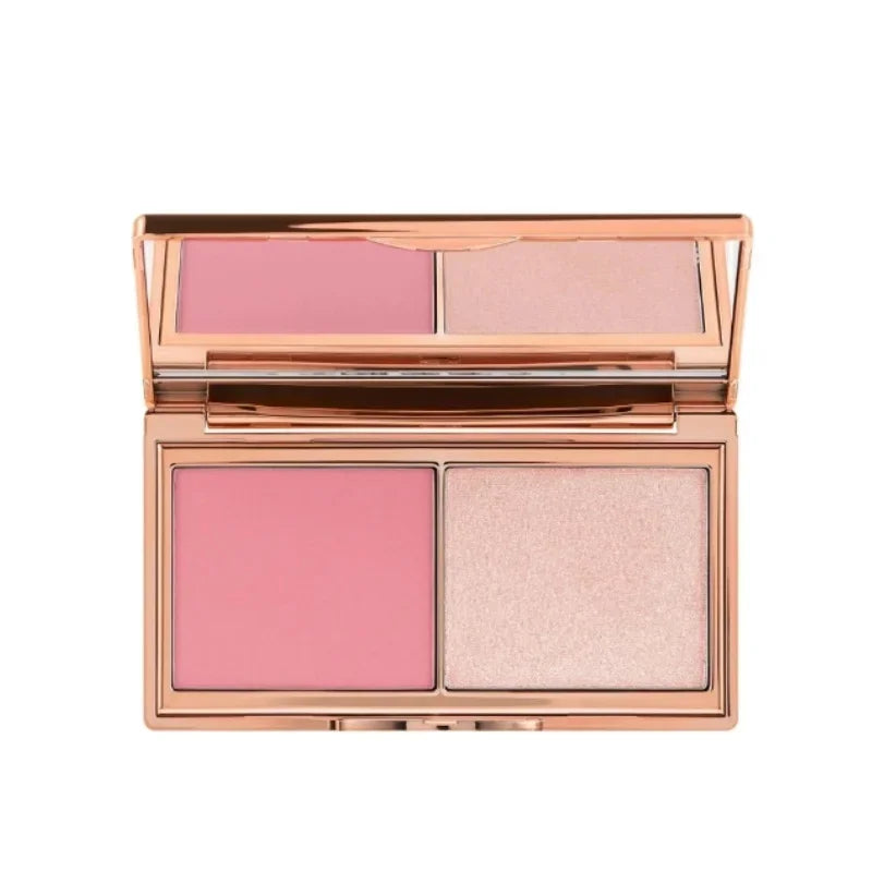 CT Makeup Set Liquid Foundation Cushion Foundation Setting Spray Pressed Powder Love 2 Color Powder Blusher Eyeshadow Cosmetics