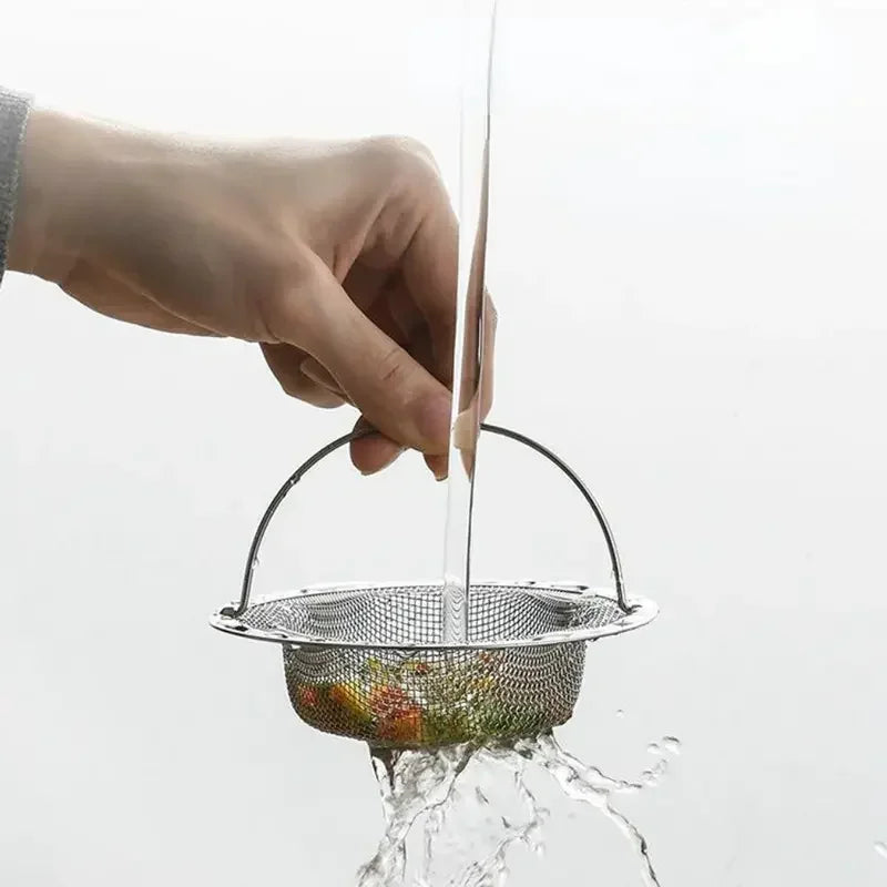 Stainless Steel Kitchen Sink Strainer – Food & Hair Catcher Drain Filter