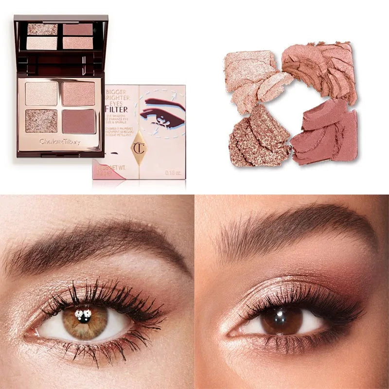Charlotte Tilbury Hollywood Flawless Liquid Highlighter Moisturises Skin Luxury Palette Satin-matte Shimmer Metallic Finishes