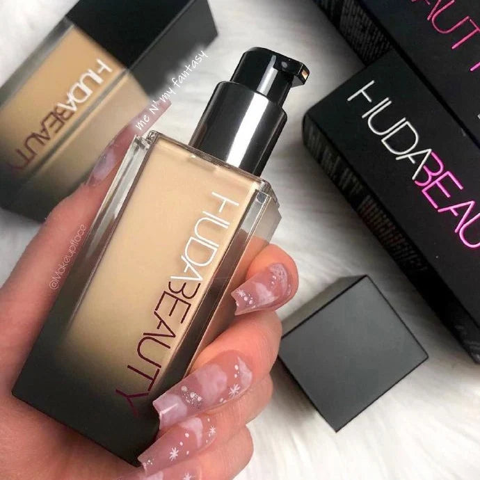 Fauxfilter Luminous Matte Foundation Long Lasting Full Coverage Foundation Effective Concealer Waterproof Professional Makeup
