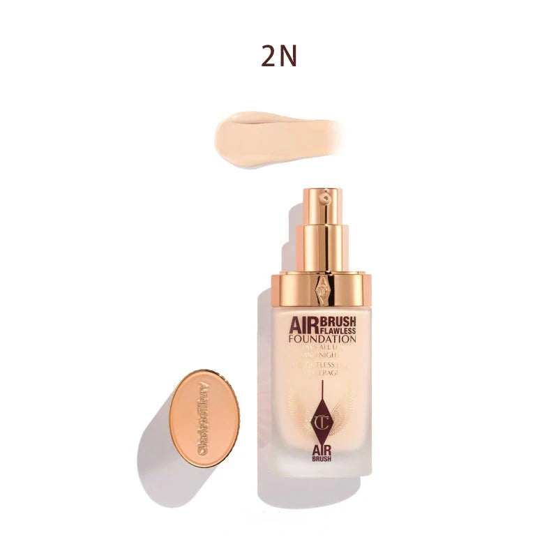CT Liquid Foundation Lightweight watery texture Concealer Blend Oil Skin Lasting Oil Control Base Makeup Natural Face Cosmetics