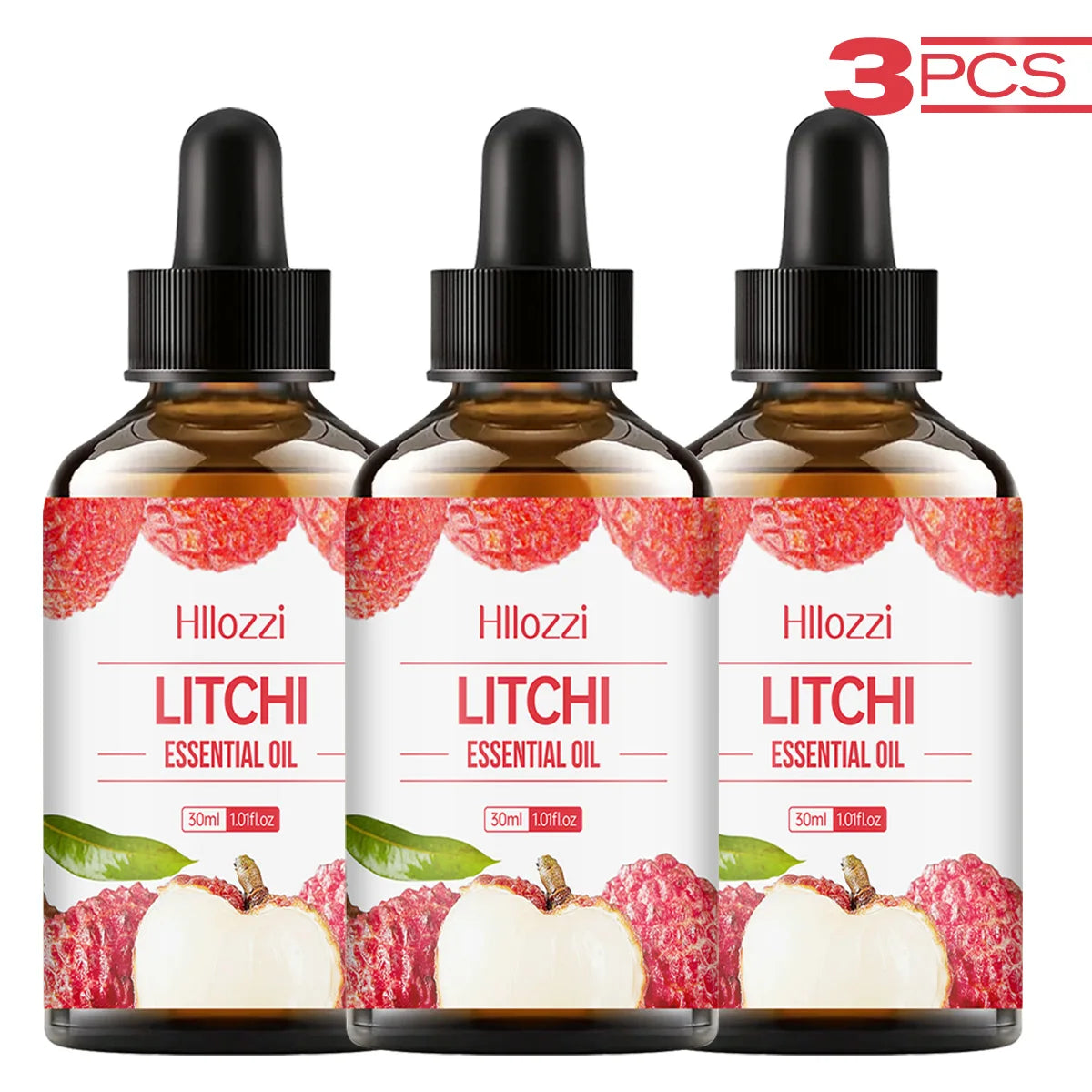 30ml Lychee Essential Oil Pure Plant Essential Oil Multi-purpose Aromatherapy Diffuser Humidifier Soap Fruit Essential Oil