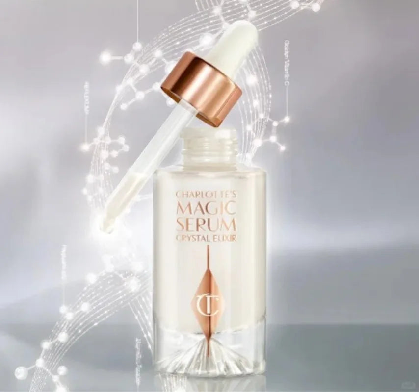 Charlotte Tilbury Beauty Magic Serum Hydrate Brighten Pre Makeup Highlighter Liquid Highlight Air Cushion Pen Gold Tube Lipstick