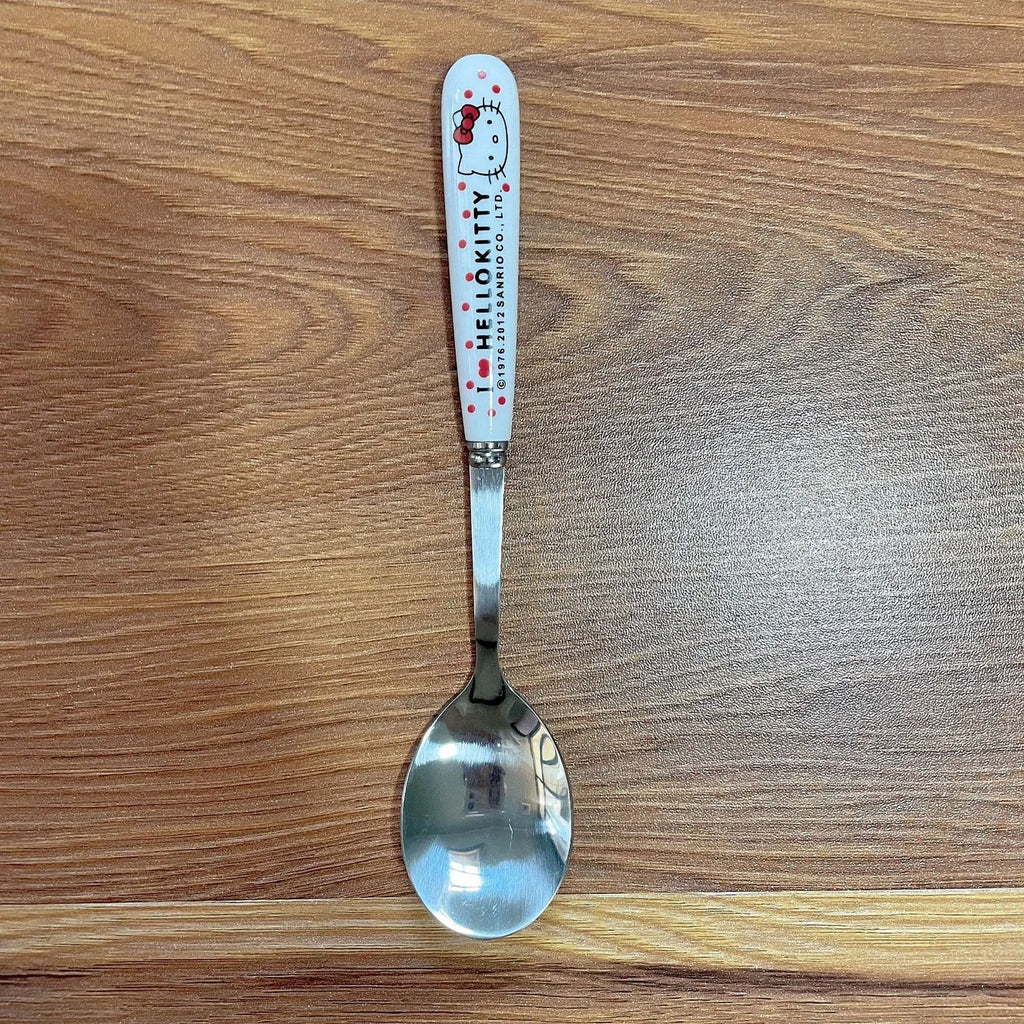 Anime Hello Kitty Kitchen Tableware KT Cat Stainless Steel Chopsticks Spoon Fork Student Office Portable Dinnerware Set Gifts