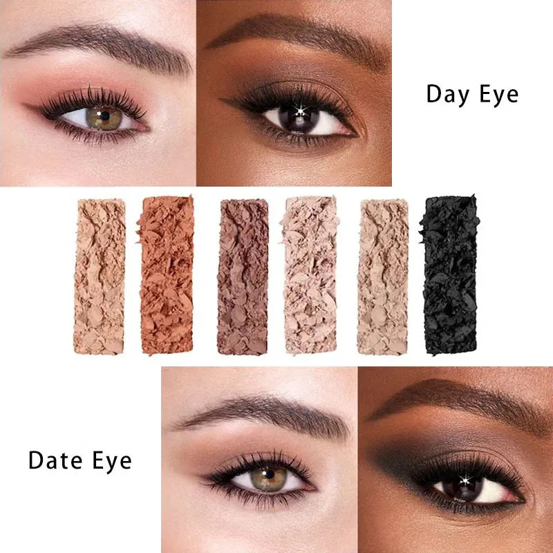Luxury Charlotte Tilbury Brand Makeup 6 Colors Eye Shadow Disc 8.2g Matte Pearl Finish Naked Color Series Beauty Eye Cosmetics