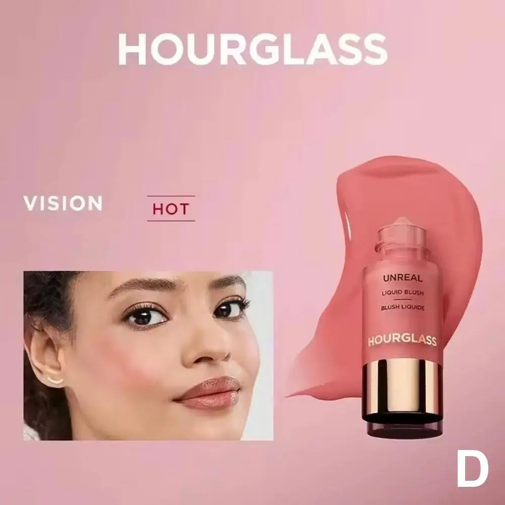 Hourglass UNREAL Liquid Texture Powder Blusher Full Clear Color Cheek Fluidity Easy Push Away Create Natural Skin Portable Hot