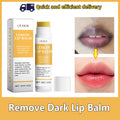Vitamin C Remove Dark Lip Balm Lighten Melanin Lip Mask Exfoliating Fade Lip Lines Dead Skin Moisturize Brighten Repair Lip Care
