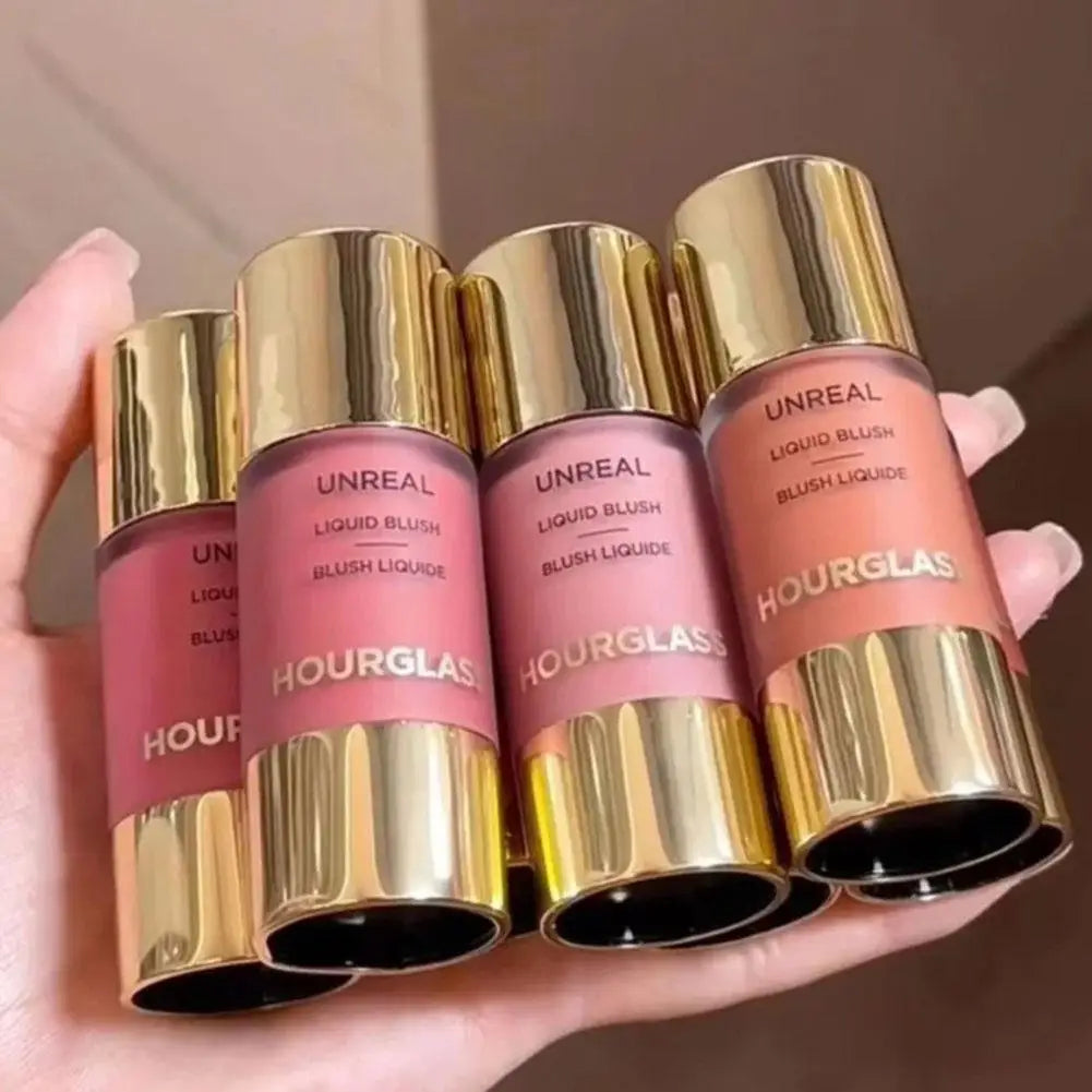 Hourglass UNREAL Liquid Texture Powder Blusher Full Clear Color Cheek Fluidity Easy Push Away Create Natural Skin Portable Hot