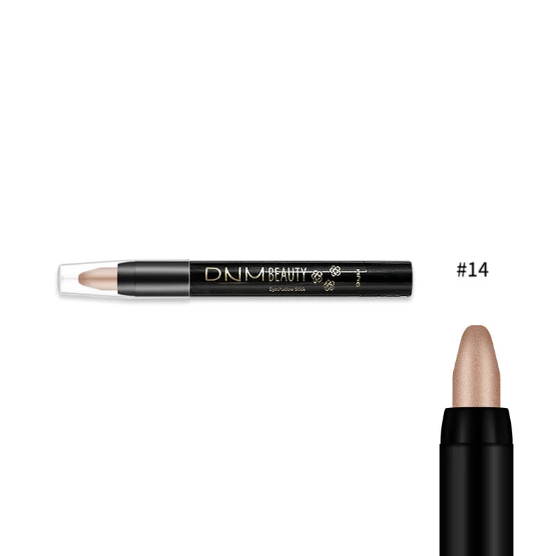 16 color Eyeshadow pen eye shadow stick eye palette Pearlescent lying silkworm pen Pearlescent highlight pen summer outdoor trav