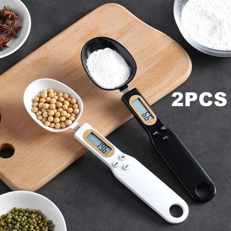 Digital Mini Spoon Scale – LCD Kitchen Scale 0.1g–500g for Coffee, Flour & Spices