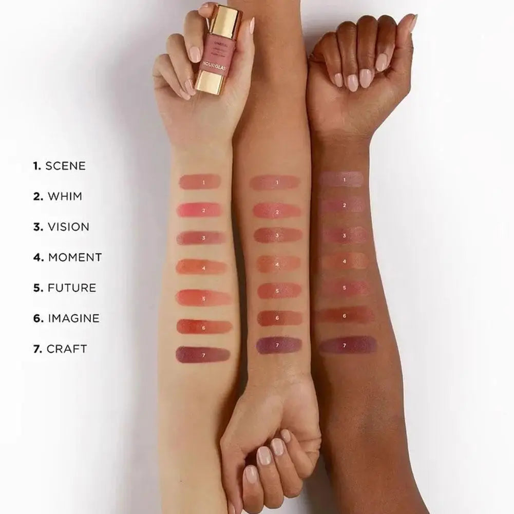 Hourglass UNREAL Liquid Texture Powder Blusher Full Clear Color Cheek Fluidity Easy Push Away Create Natural Skin Portable Hot