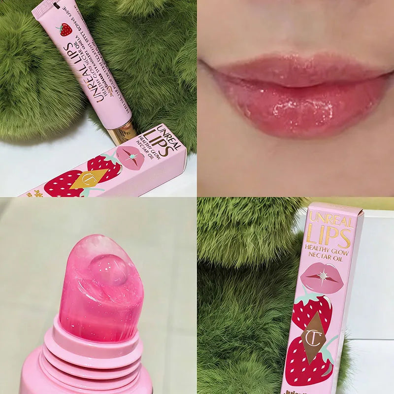 Charlotte Tilbury Jelly Lip Gloss High-Shine Plumping Hydrating Volumizing Vitamin E for Daily Wear Gloss Balm Natural Cosmetics