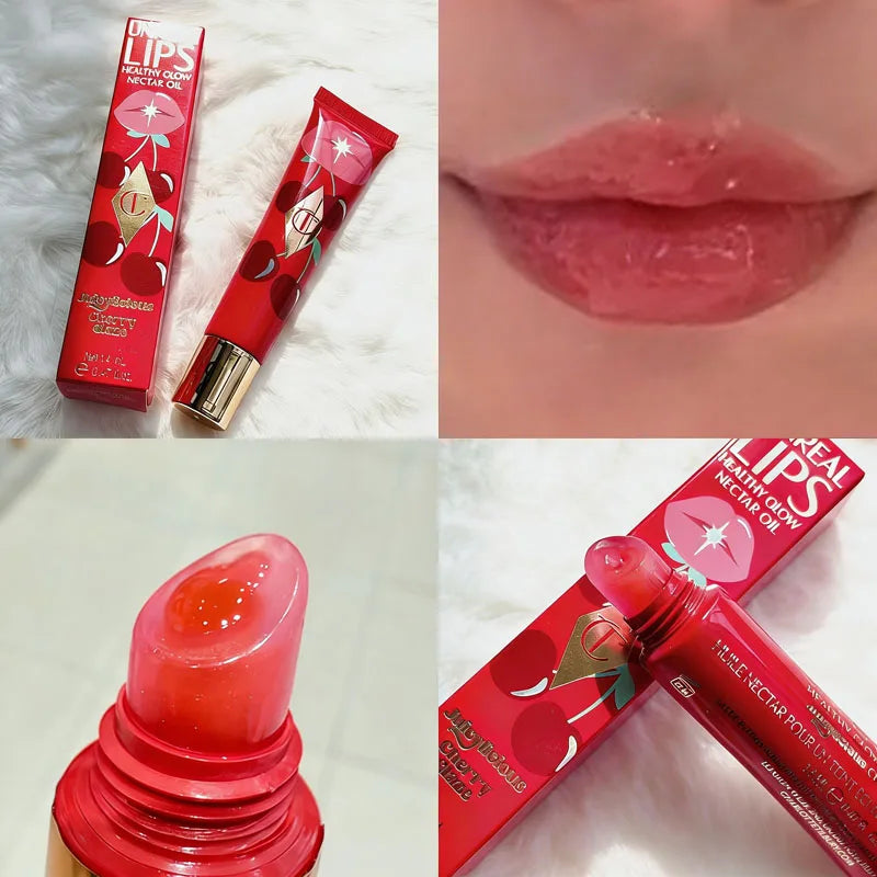 Charlotte Tilbury Jelly Lip Gloss High-Shine Plumping Hydrating Volumizing Vitamin E for Daily Wear Gloss Balm Natural Cosmetics