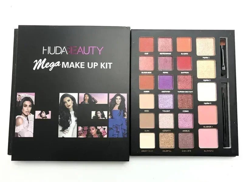 Eyeshadow Palette Nude Makeup Glitter Smoky Hudas Eye Shadow Powder NEW 2025 Hudas Beauty MAKE UP KIT 23 colors Matte Shimmer