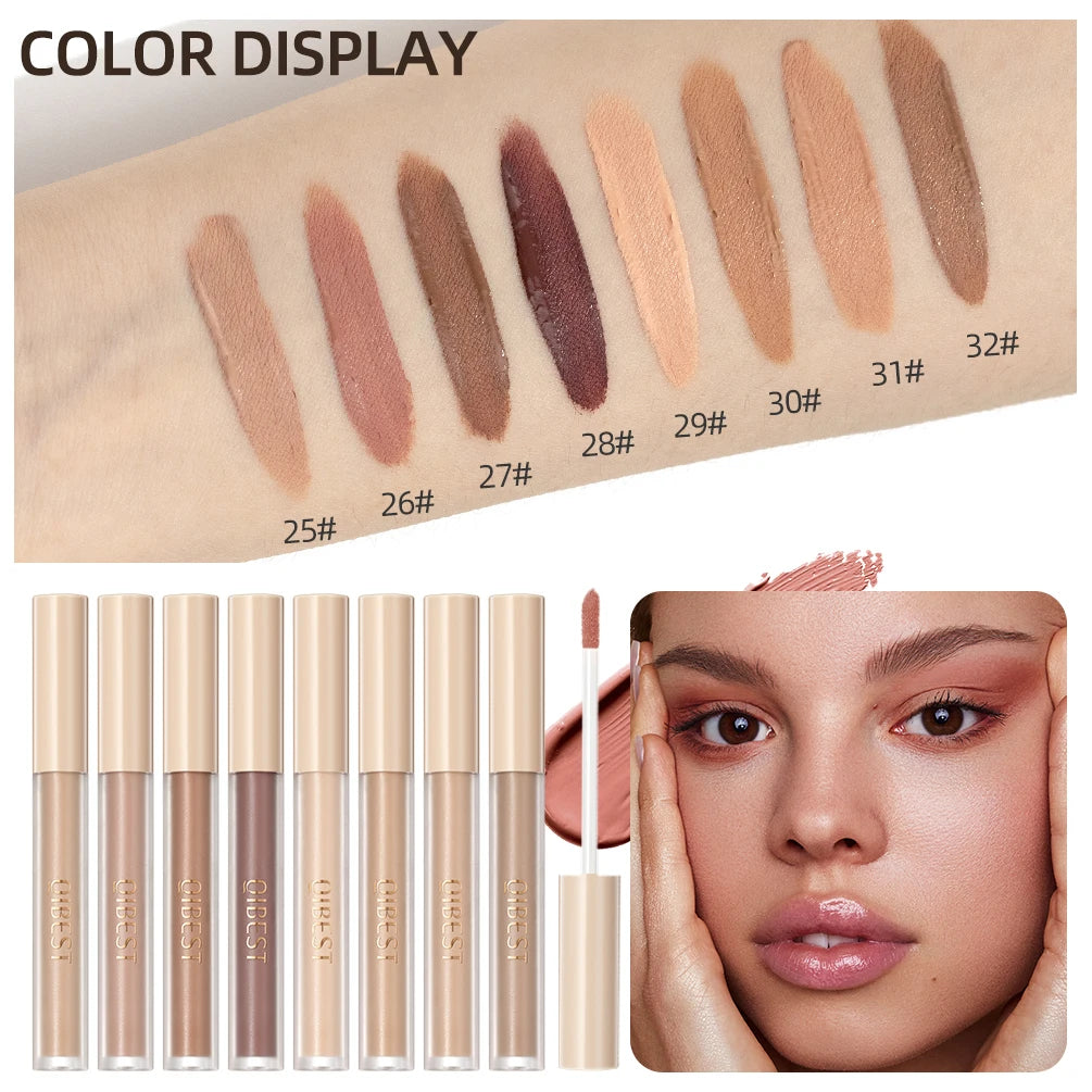 8-color eye shadow suit, durable and easy to apply, waterproof and not easy to smudge, suitable for creating stunning eye makeup